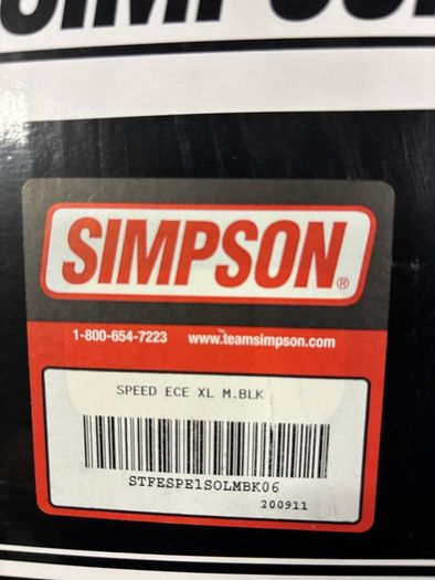 Simpson Speed Motorcycle Helmet