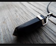 Black Onyx Style Necklace - nice gift + other designs available