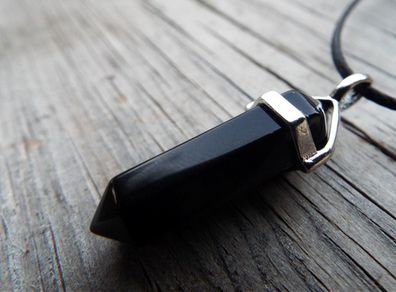 Black Onyx Style Necklace - nice gift + other designs available
