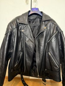 Motorcycle leather jacket XXL