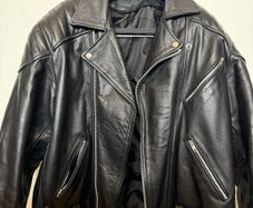 Motorcycle leather jacket XXL