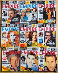 Vintage Empire Magazines 1991 incl. Silence of the Lambs & Photo Books