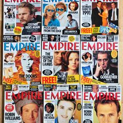 Vintage Empire Magazines 1991 incl. Silence of the Lambs & Photo Books