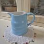 Beautiful Porcelain Duck Egg Blue Jug Image 6