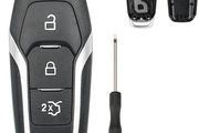 3 buttons For Ford Key Fob Cover For 2015 Ford Mondeo Key Fob Cover Case casing Replacement For Ford Edge Galaxy S Max Mustang Car Key Fob Case
