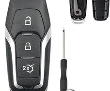 3 buttons For Ford Key Fob Cover For 2015 Ford Mondeo Key Fob Cover Case casing Replacement For Ford Edge Galaxy S Max Mustang Car Key Fob Case