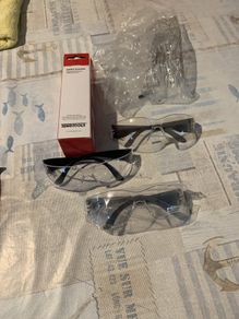3 pairs of Safety glasses, NEW