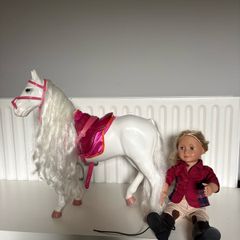 Doll and horse free for collection