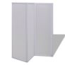 Shower Bath Screen Wall 117 x 120 cm 3 Panels Foldable Image 4