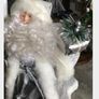 Silver Santa Tree Topper Image 4