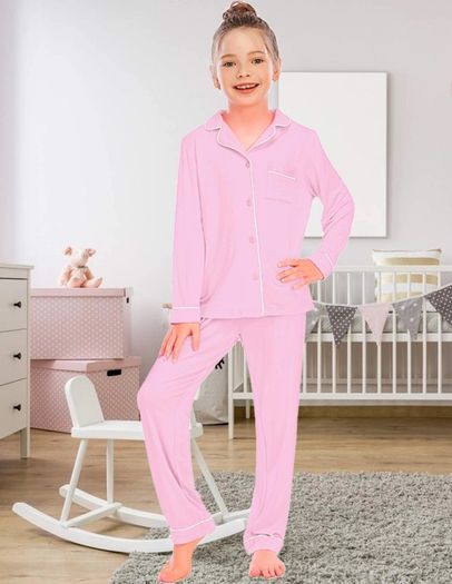 Brand New Veseacky Unisex Girls Boys Pajamas Long Sleeve