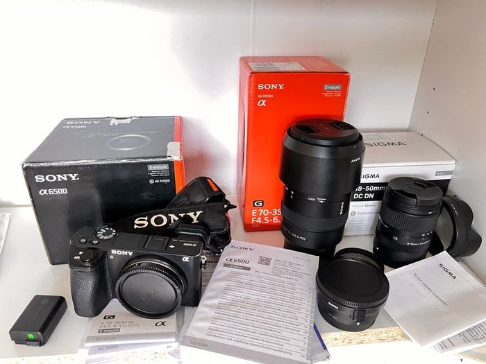 Sony a6500 full set