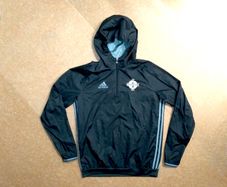 FREE POST Northern Ireland (M) Track Jacket Wind Breaker adidas Tracksuit Top Soccer Football  Irish  Norn Iron Medium