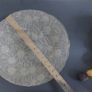 Large Vintage Frosted Glass Fruit Bowl/Round Platter/Centrepiece With a Floral and Foliage Pattern in the Lalique Style, but Unknown Maker Image 8