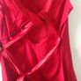 'Only' red satin/cotton top Image 4