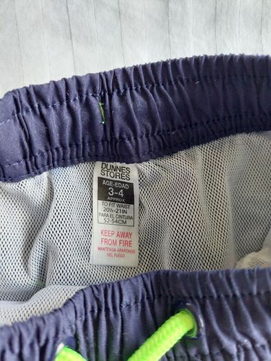 2 x Dunnes swim shorts (3-4 years)
