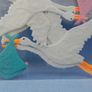 Die Cut Toppers - Stork with Baby. Image 2