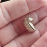 Vintage Sterling Silver 925 Cradle Basket Pendant or Charm. Image 5