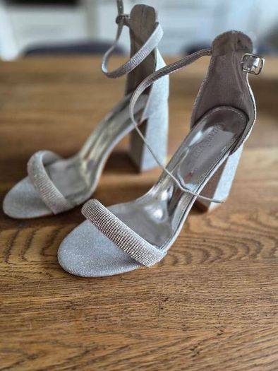 Silver  Sandals