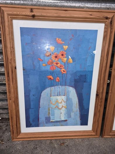 Big.  Approx 90 x 60 cm 15euro each
