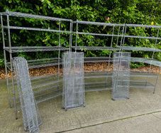 Stainless Steel Racking Heavy Duty - Top Quality - Extra Shelves - Retail Display