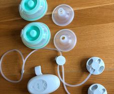 Elvie Stride Double Electric Breast Pump - hub and tubing brand new