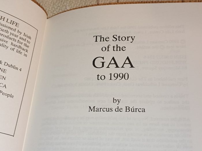 The Story of the Gaa to 1990 Gaa book For Sale Here