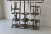 120 developing reels and cage.