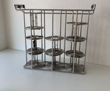 120 developing reels and cage.