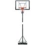 Basketball Hoop Freestanding 255-305cm Hoop Height Adjustable Stand with Backboard Wheels for Teens Adults Black Image 2