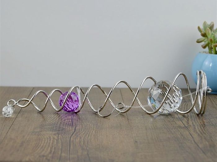Crystal sun catcher wind spinner