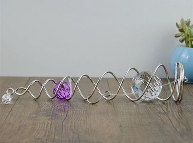 Crystal sun catcher wind spinner