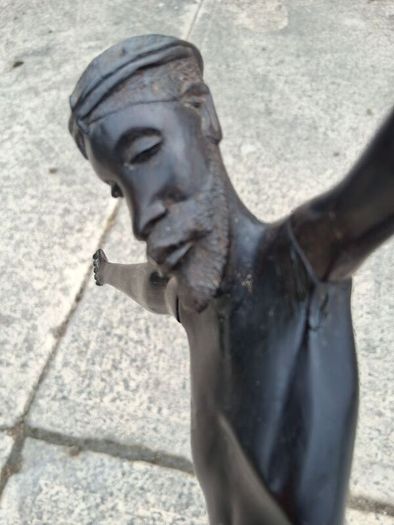 Mid Century Ebony African Corpus Christ