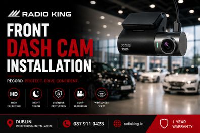 Front Dash Cam Installation Dublin | Professional Dash Cam Fitting