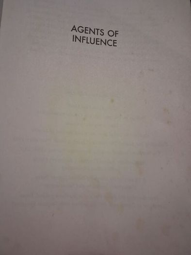 Agents of Influence / Britain's Secret Intelligence War Against The IRA / Aaron Edwards / 1st. Ed.2021