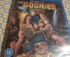 The Goonies blu ray. New