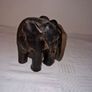 carved wooden Elephant statue Image 4