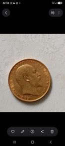 Rare Mint condition 1 pound gold Soverign 1904