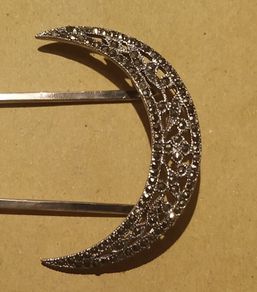 Sterling Silver and Marquesites Hair Pin