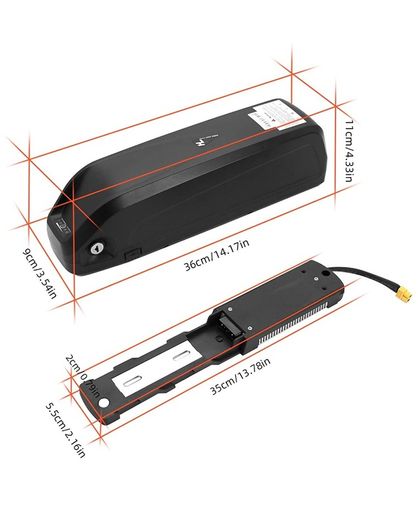 Original High Quality Cells 48V 20Ah Lithium Battery Ebike Battery HAILONG Downtube 20AH 350w 500w 750w 1000w 1500w 18650 Cell BBSHD BBS02 BBS03 OUTPUT:XT60 4A CHARGER 100% Brand New