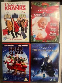 Christmas DVD Bundle 6 Movies Santa Clause 1 2 3 Polar Express Fred Claus