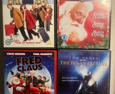 Christmas DVD Bundle 6 Movies Santa Clause 1 2 3 Polar Express Fred Claus