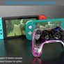 RGB Light Wireless PS4 & Switch Controller Joystock Transparent Image 2