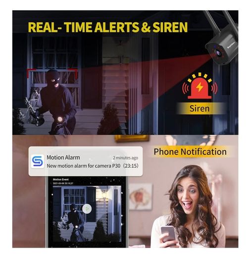 Septekon Outdoor Wireless Surveillance Camera