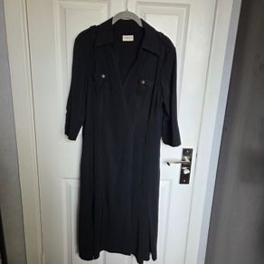 Black Karen Millen Midi Dress, size 12