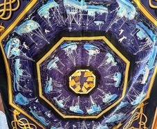 Vintage Hermes silk scarf