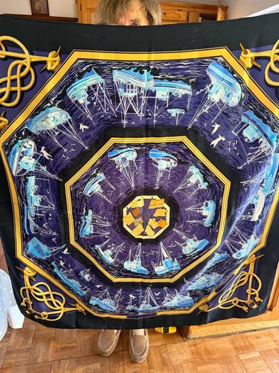 Vintage Hermes silk scarf