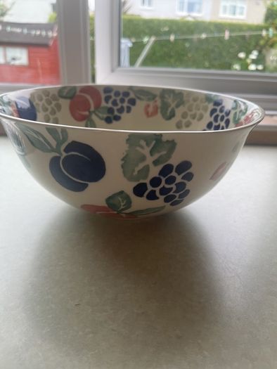 Vintage 2 Large Pottery Bowls as New
