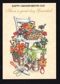 1991 Ireland An Post Happy Grandparents Day Postcard Mint.