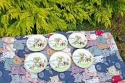 6 vintage asian sides plates postage possible